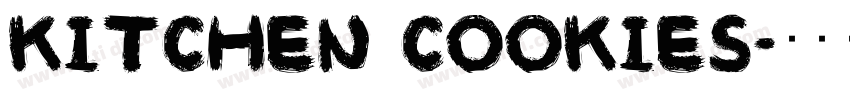 Kitchen Cookies字体转换